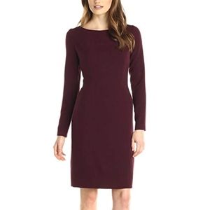 Anne Klien Long Sleeve Fitted Dress